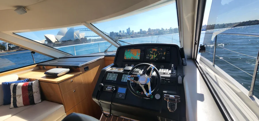 SEADUCTION’s helm and navigation displays